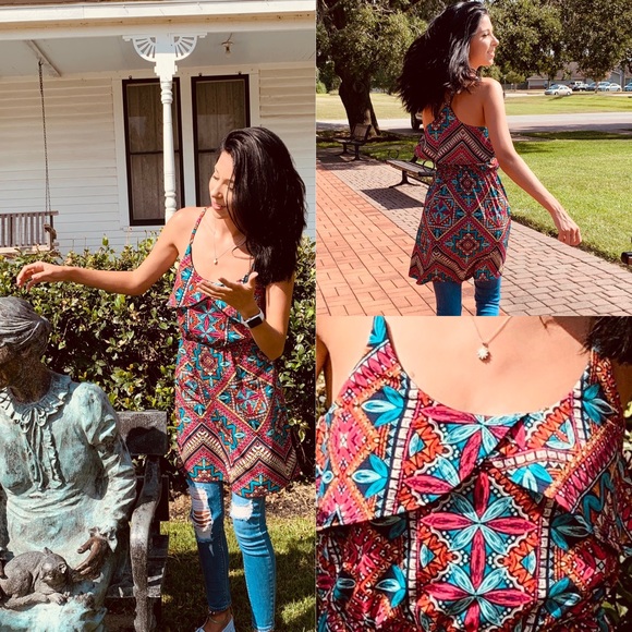 Charlotte Russe Dresses & Skirts - Charlotte Russe Boho design summer dress